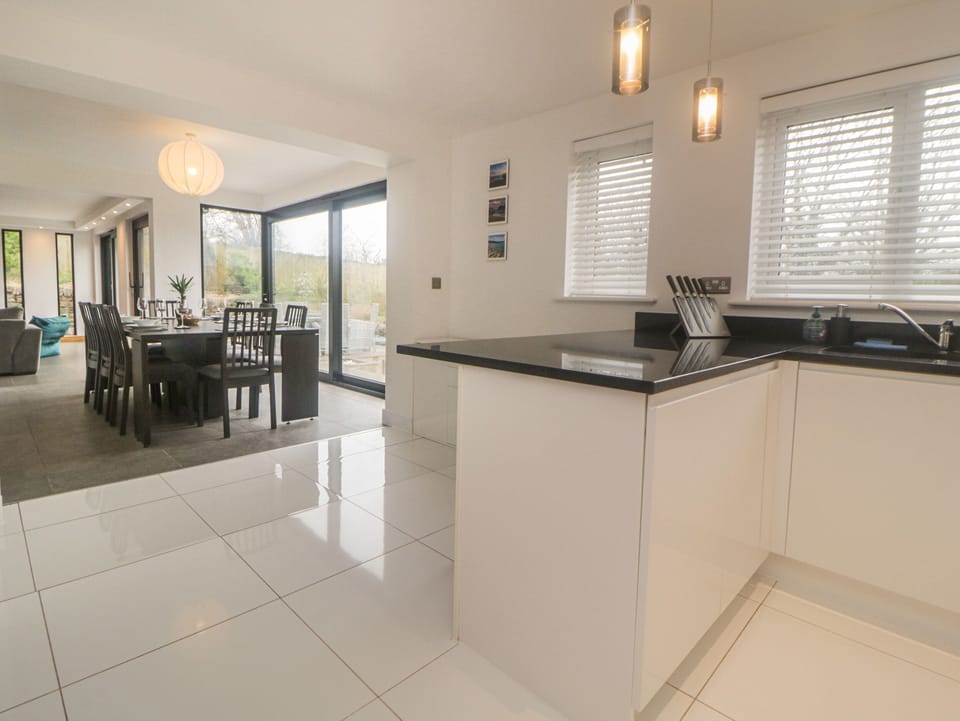 Fridge, dishwasher, electric kettle, toaster