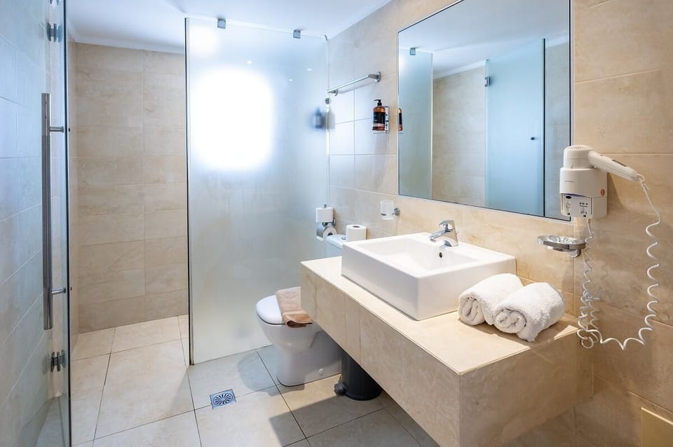 Superior Private Pool & Sea view (2+0) | Bathroom | Free toiletries, hair dryer, towels