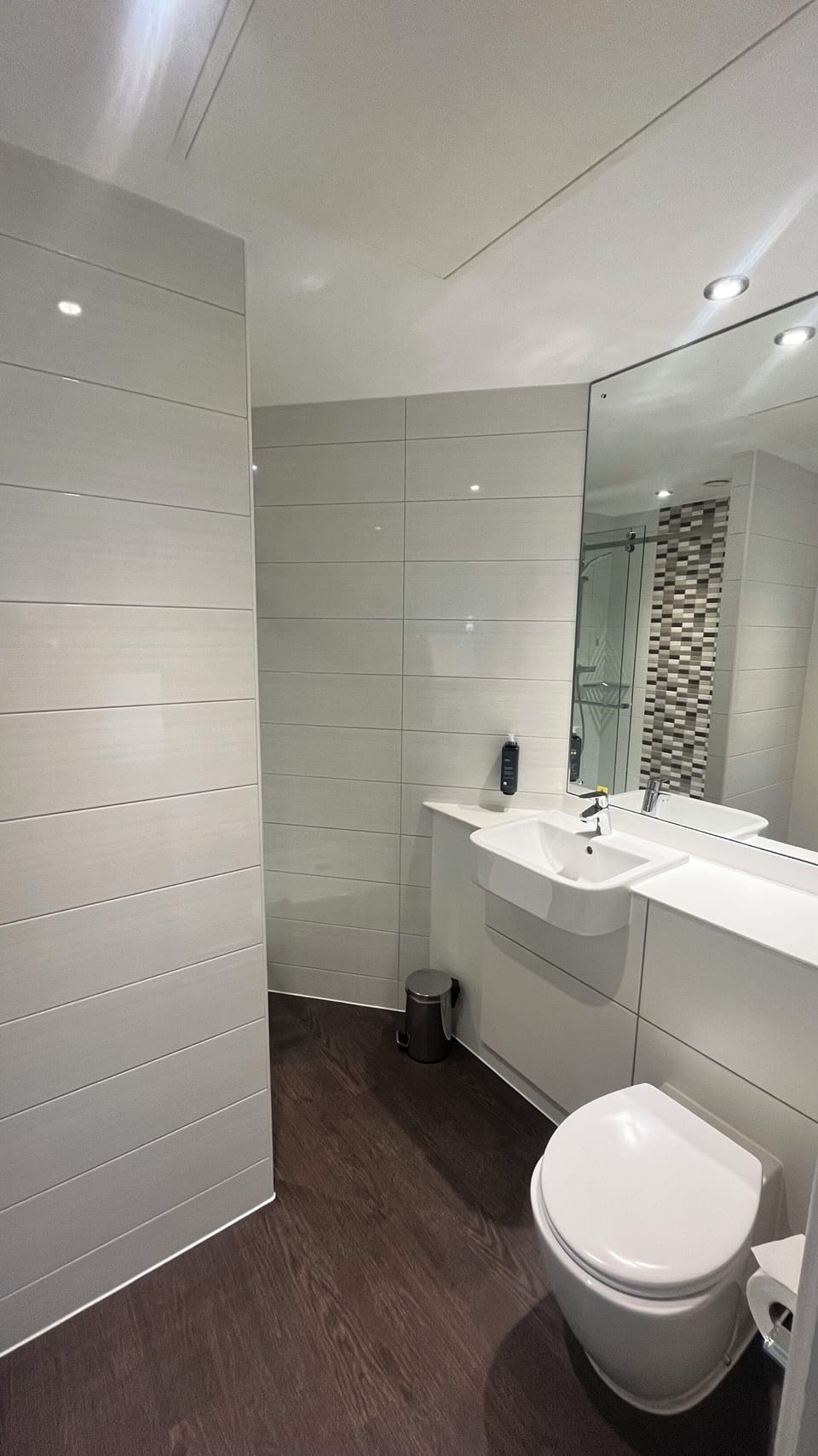 Shower, eco-friendly toiletries, hair dryer, towels