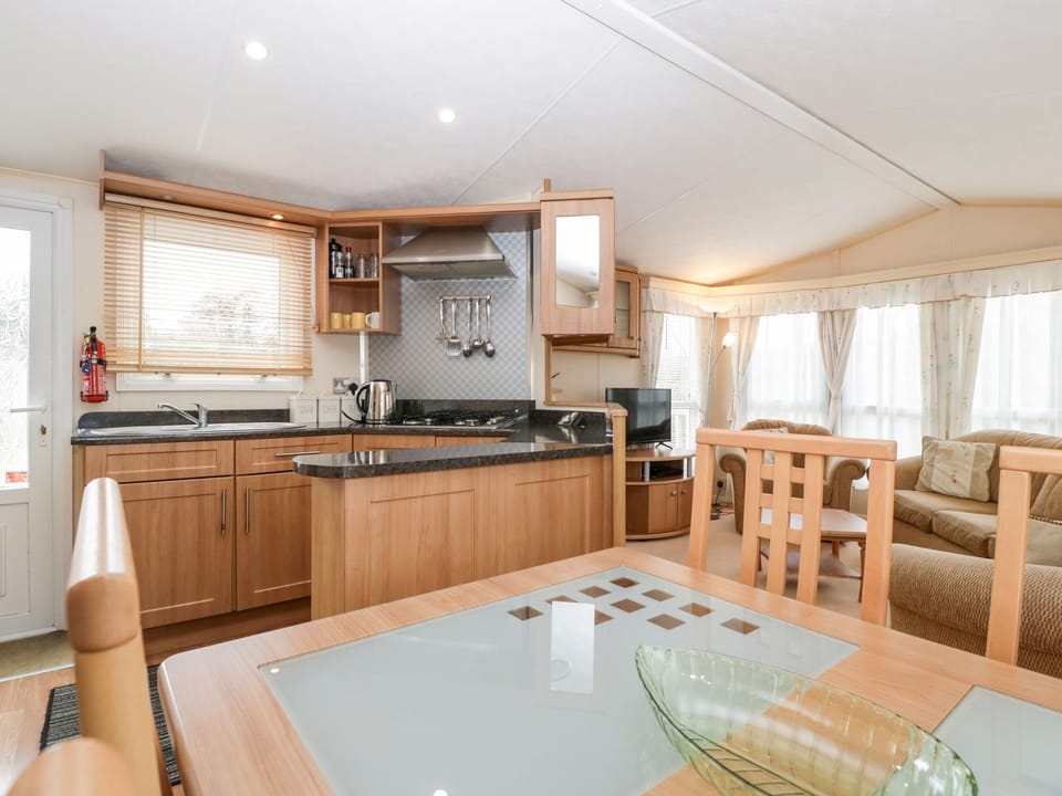 Fridge, dishwasher, electric kettle, toaster