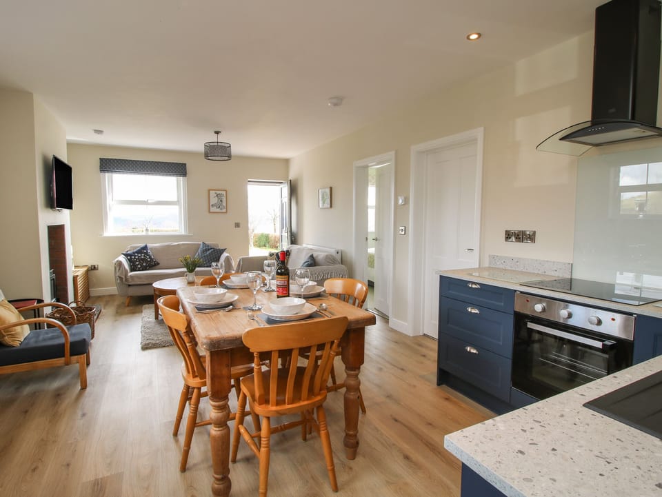 Fridge, dishwasher, electric kettle, toaster