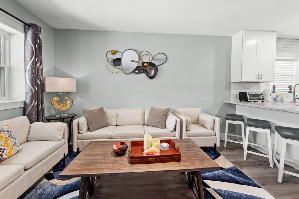 Apartment, Multiple Beds, Balcony, Garden View | Living area | TV