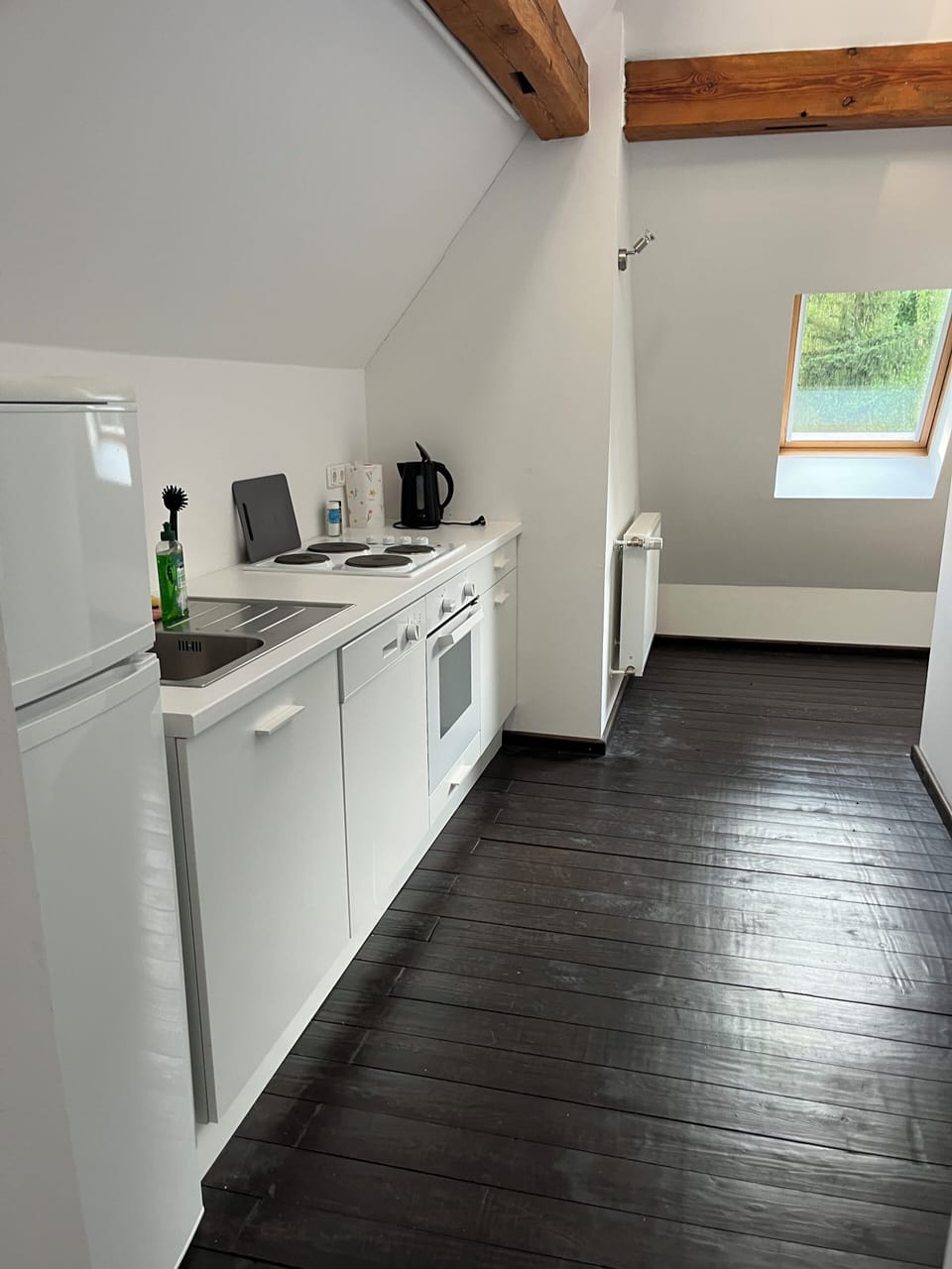 Standard Studio | Private kitchen | Shared fridge, oven, stovetop, dishwasher