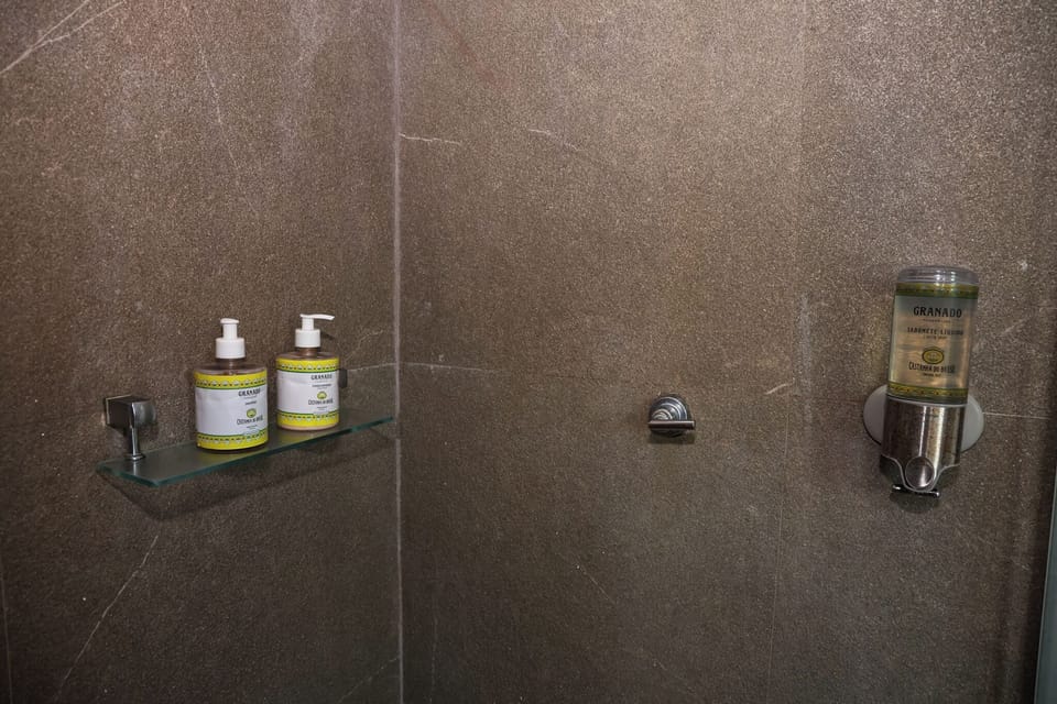 Romantic Double Room, 1 Queen Bed, Terrace, Mountain View | Bathroom | Hair dryer, bathrobes, bidet, towels