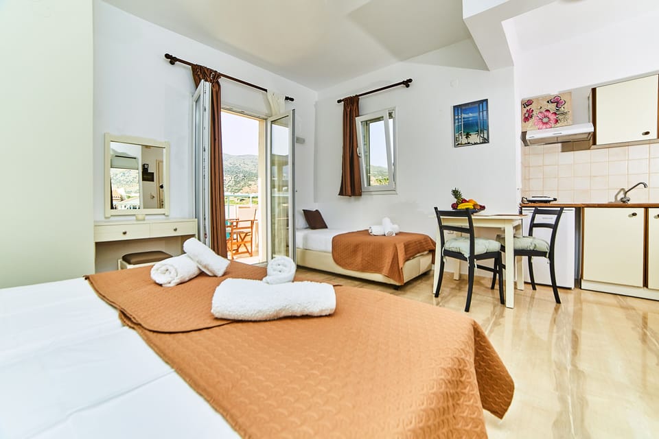 Triple Room, Mountain View | Private kitchen | Mini-fridge, stovetop, electric kettle, toaster oven