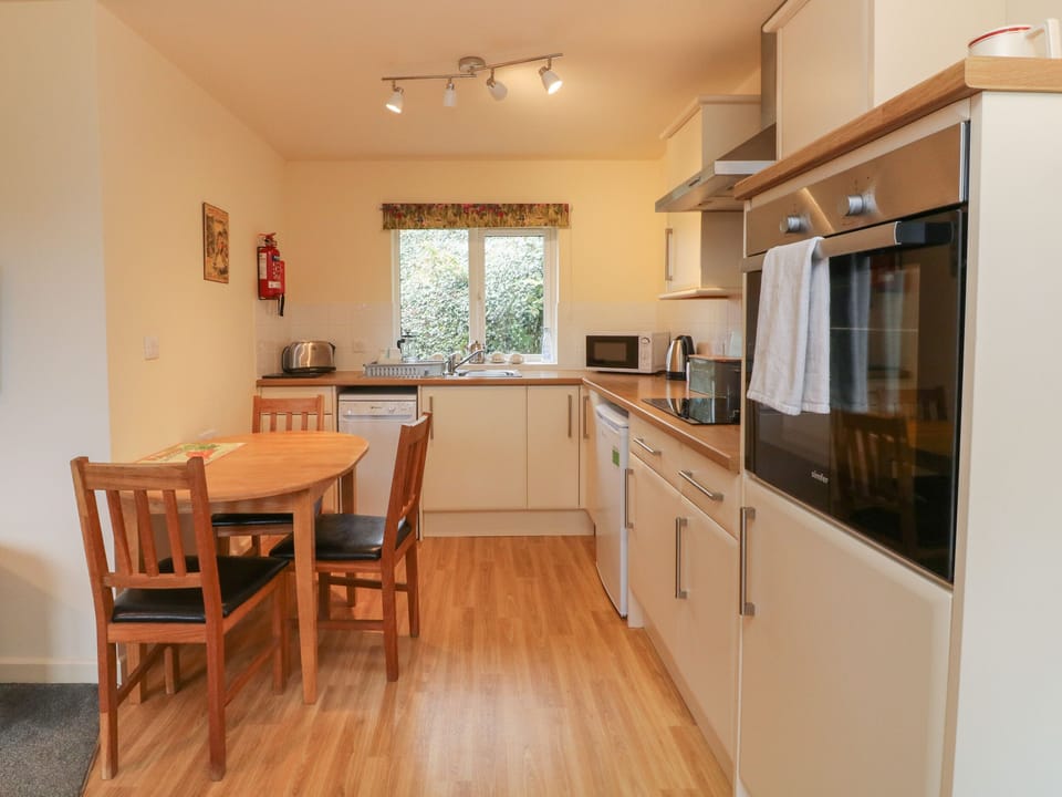 Fridge, dishwasher, electric kettle, toaster