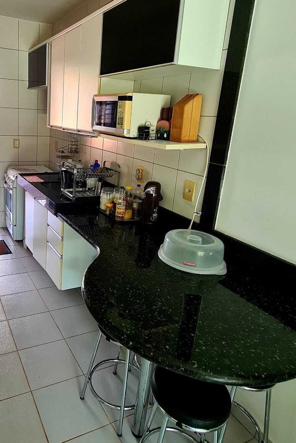 Villa | Private kitchen | Coffee grinder, cleaning supplies, kitchen islands
