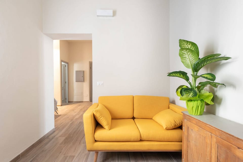 Basic Apartment, 1 Double Bed with Sofa bed | Living area | TV