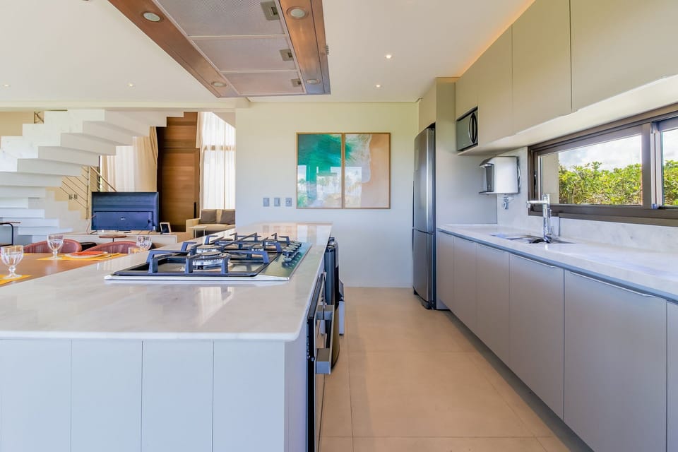 Chalet | Private kitchen | Fridge, microwave, oven, coffee/tea maker