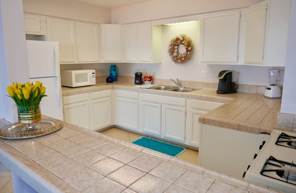 Terrace Ocean View 2 Queen Suite (Stair Access Only) | Private kitchen | Coffee/tea maker, eco-friendly cleaning products