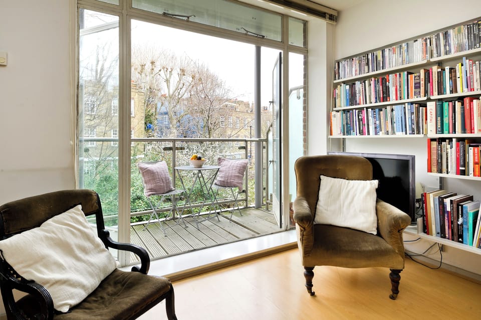 Apartment (1 Bedroom) | Living area | 30-inch TV with digital channels