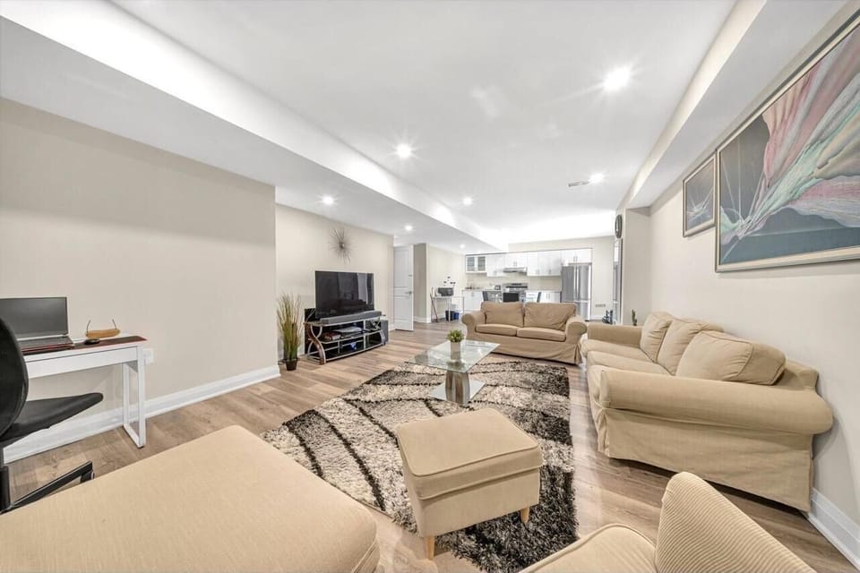 Apartment | Living area | 42-inch Smart TV with digital channels, streaming services