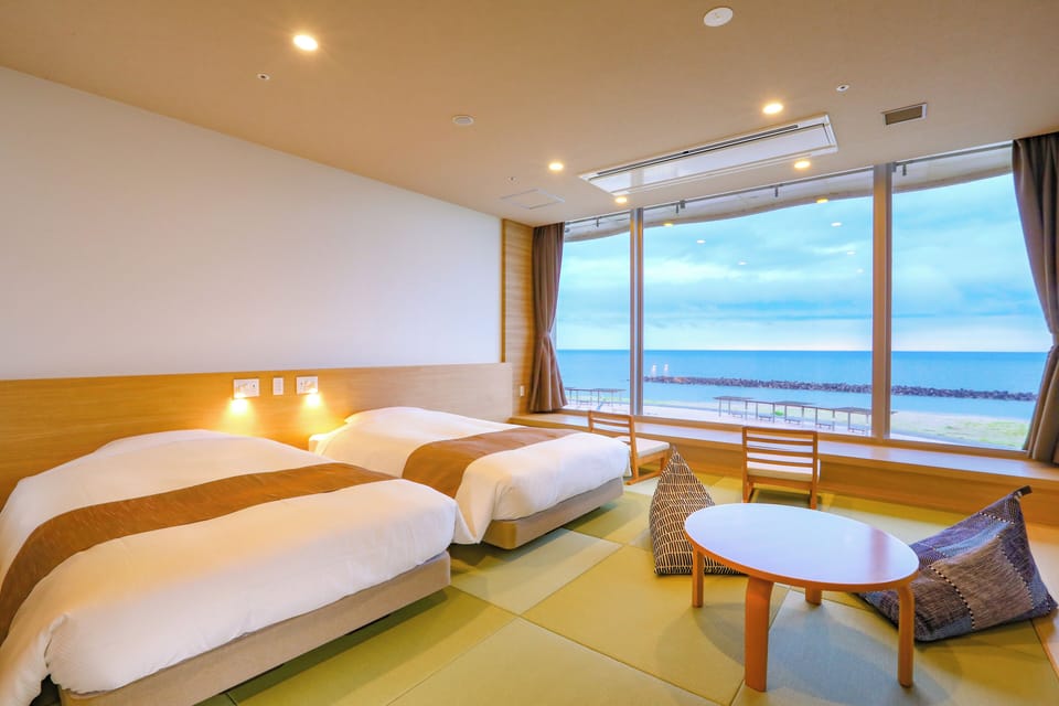 Superior Japanese-Style Beds Room holds 3 people(Sea Side) - Indoor Bath - Non-Smoking | In-room safe, blackout drapes, WiFi (free), bed sheets
