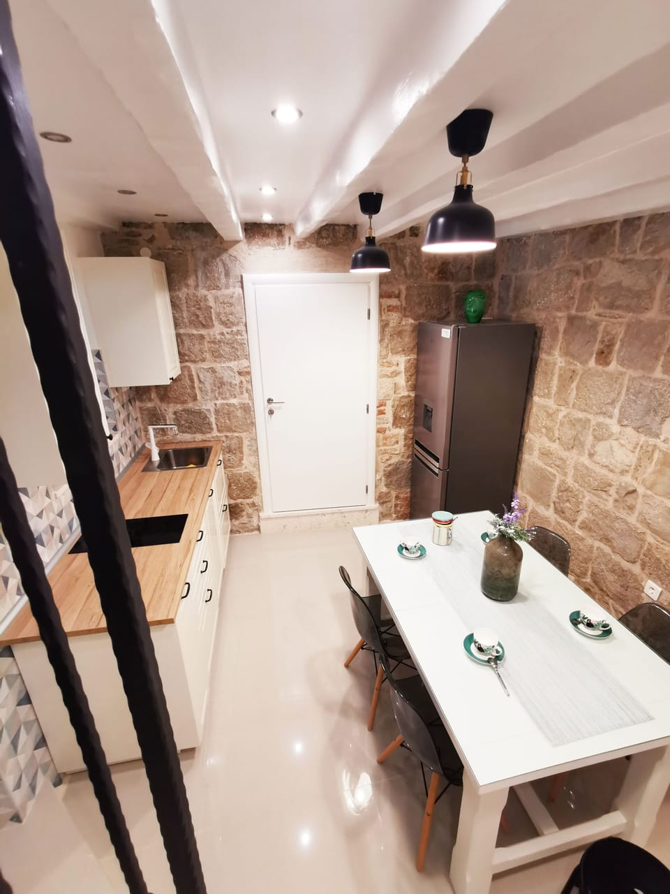 City Villa, 3 Bedrooms, Kitchen | Living area | 40-inch LED TV with digital channels, TV, tablet