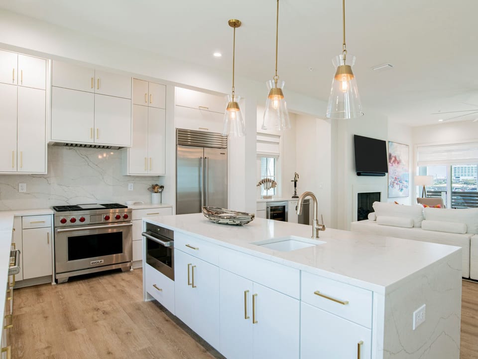 House, Multiple Beds, Balcony, Ocean View | Private kitchen | Fridge, microwave, oven, stovetop