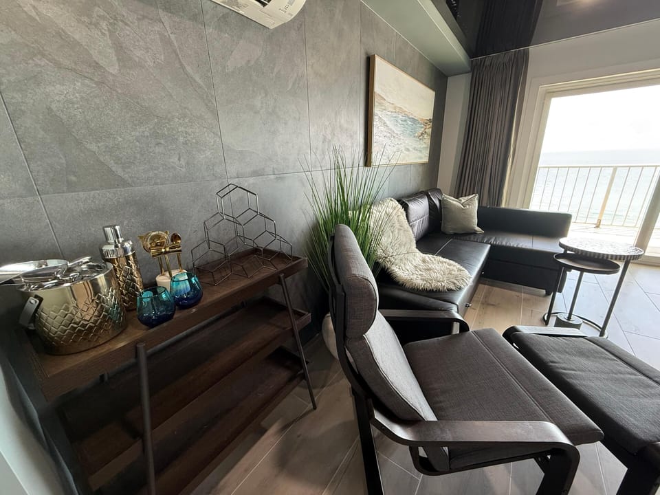 Condo, 1 King Bed with Sofa bed (The Summit 1305) | Living area