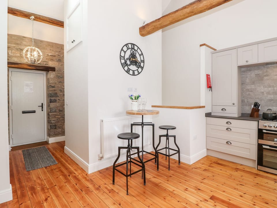 Fridge, dishwasher, electric kettle, toaster