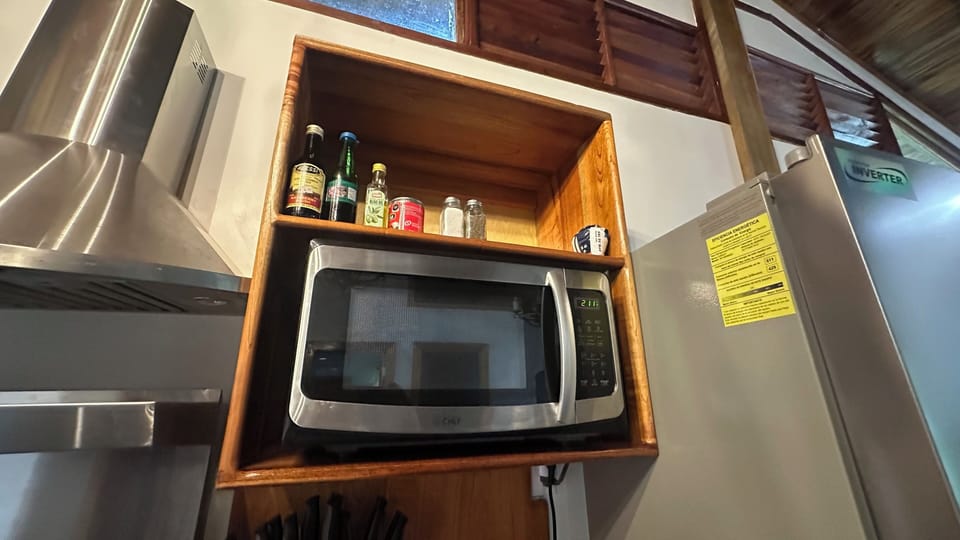 Economy Cabin, 2 Bedrooms | Private kitchen | Fridge, microwave, oven, blender