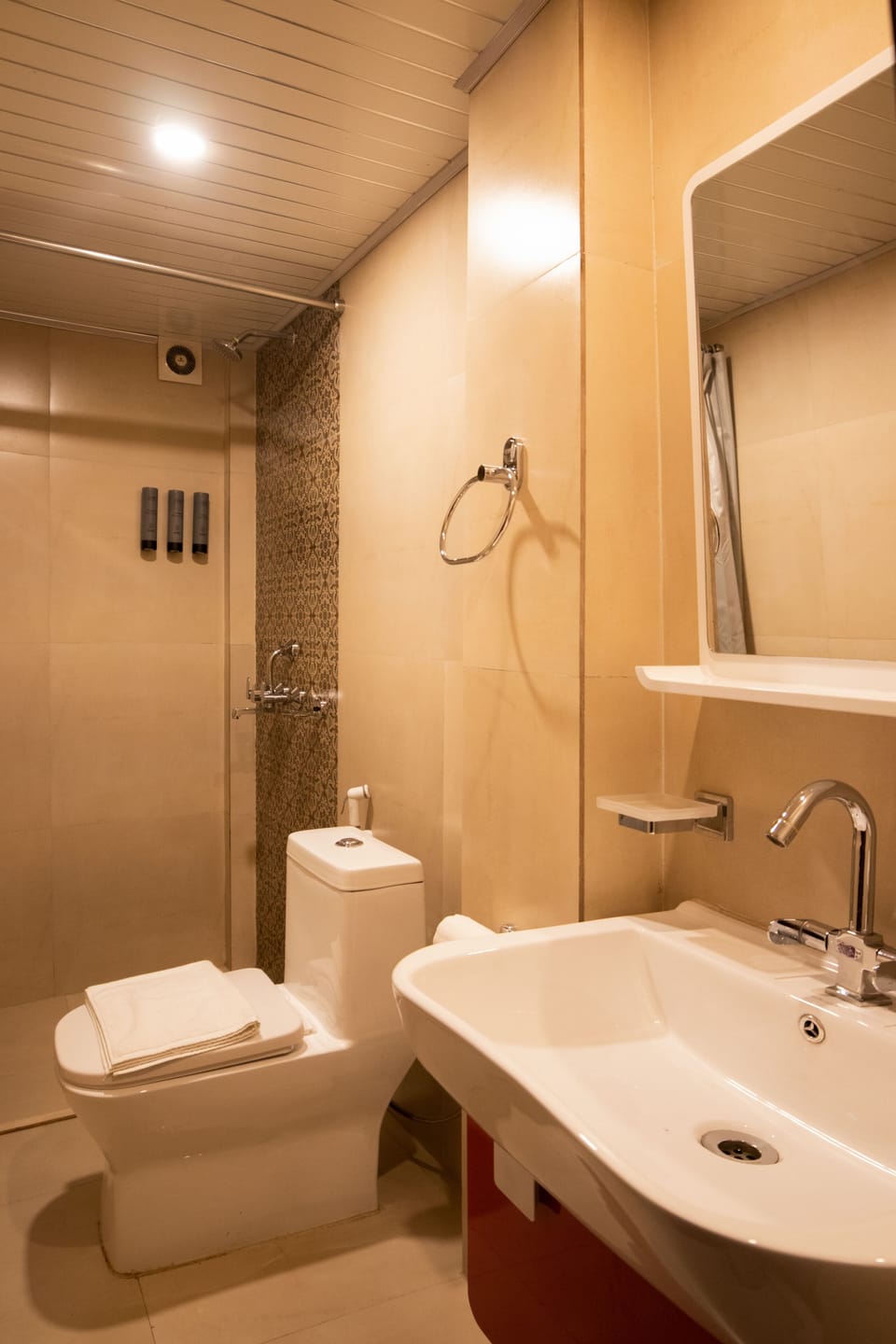 Premium Triple Room | Bathroom | Free toiletries, slippers, towels