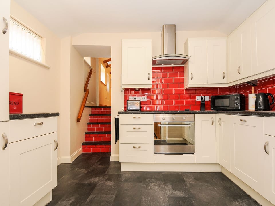Fridge, microwave, dishwasher, electric kettle