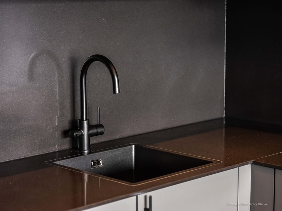 Apartment | Private kitchen | Fridge, microwave, oven, stovetop