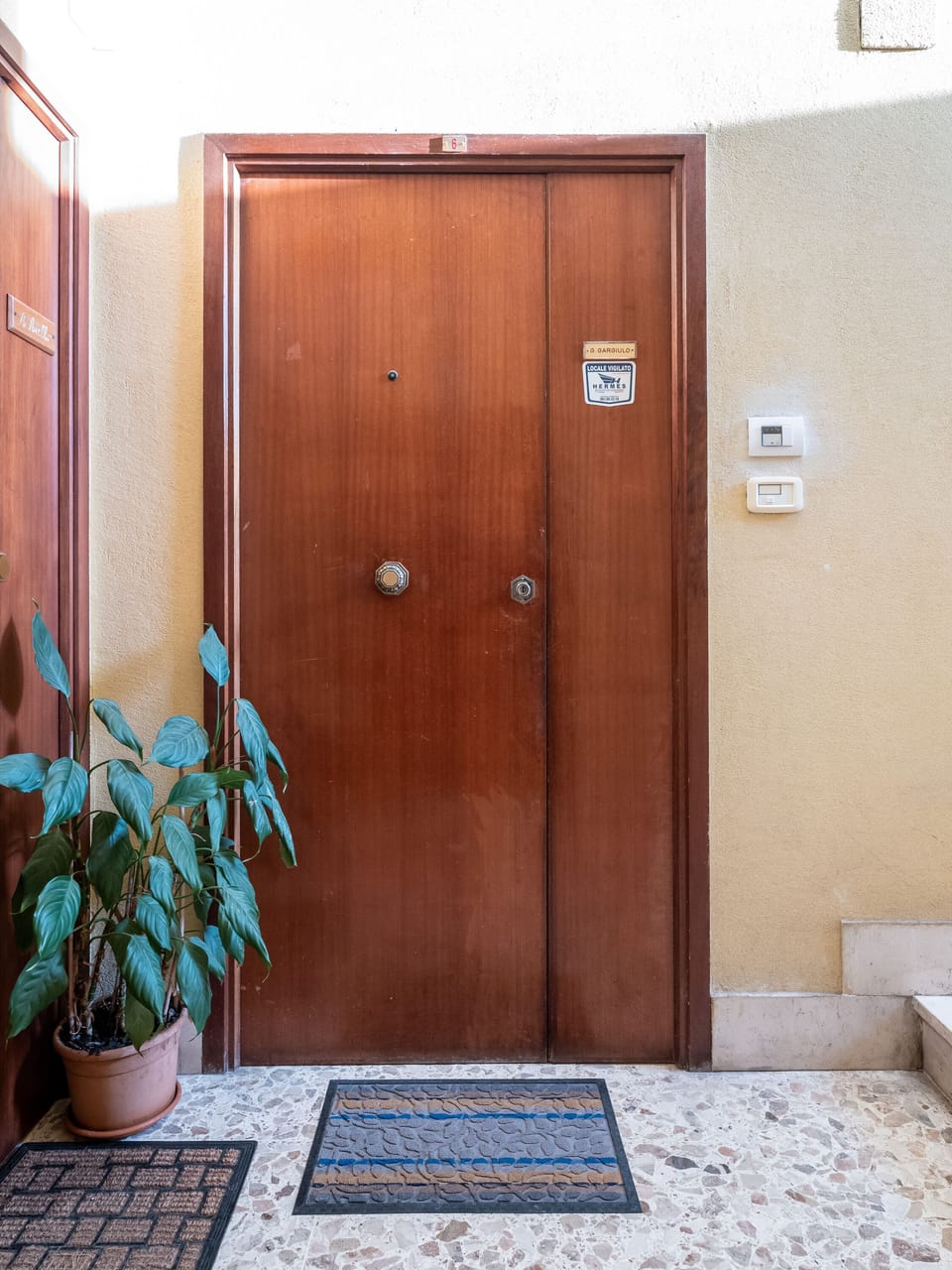 Interior entrance