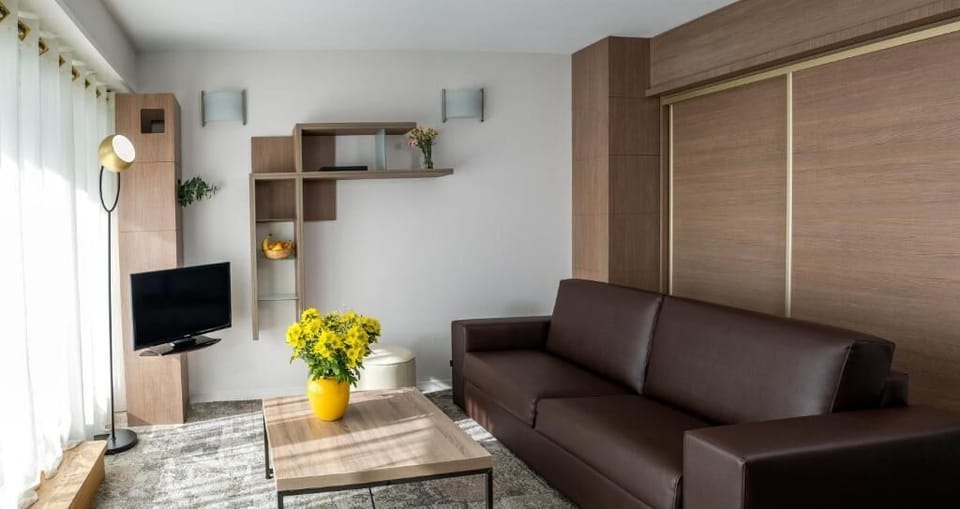 100-cm TV with satellite channels