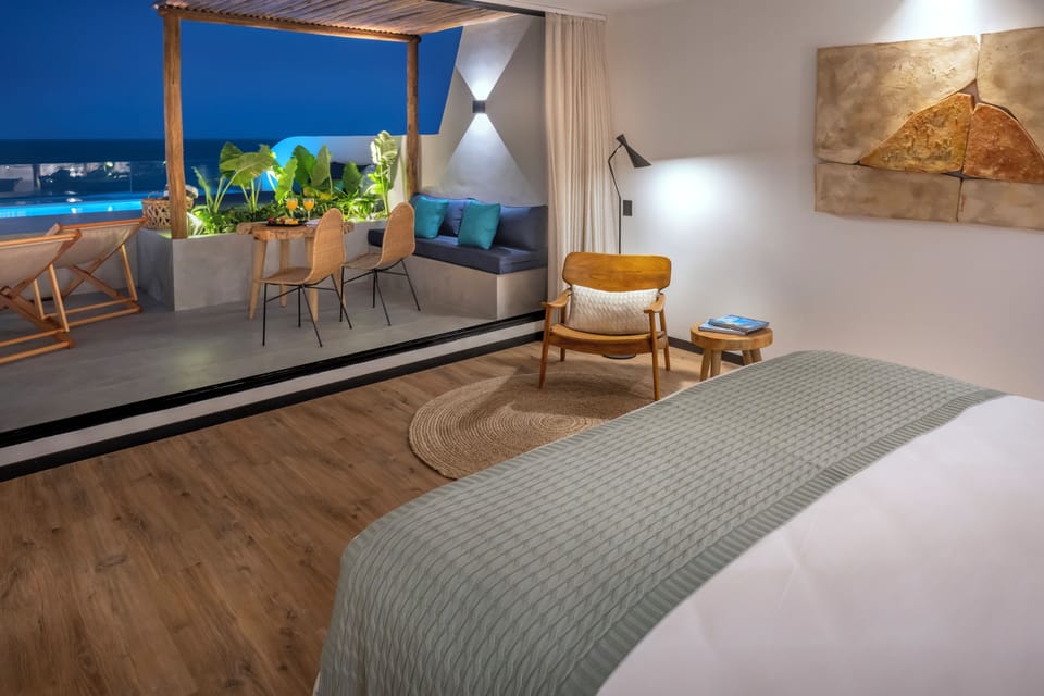 Exclusive Room, 1 Bedroom, Private Pool, Beach View | Balcony view