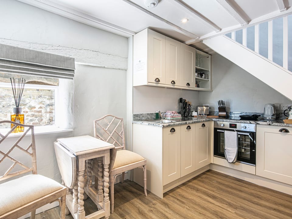 Fridge, dishwasher, electric kettle, toaster