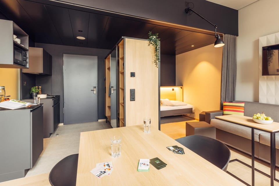 In-room safe, iron/ironing board, free cribs/infant beds, free WiFi