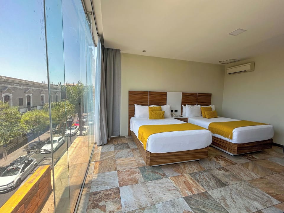 Standard Double Room, 2 Double Beds, Non Smoking | Premium bedding, down comforters, in-room safe, desk