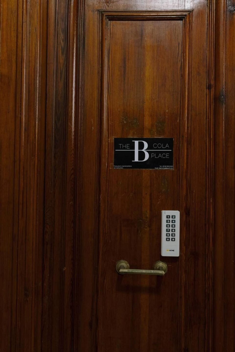 Interior entrance