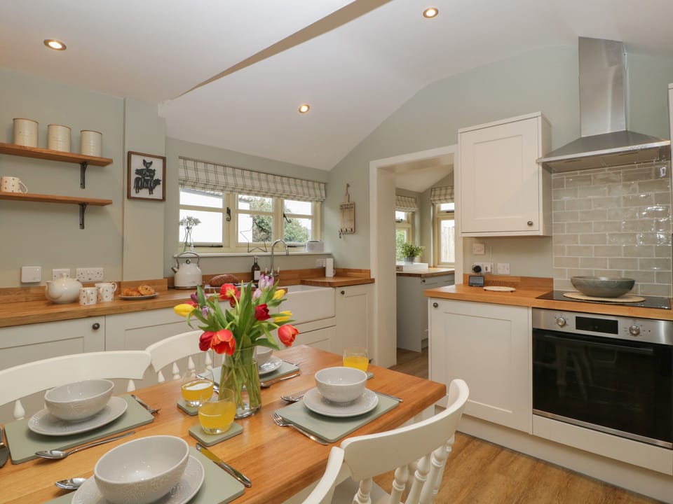 Fridge, dishwasher, electric kettle, toaster