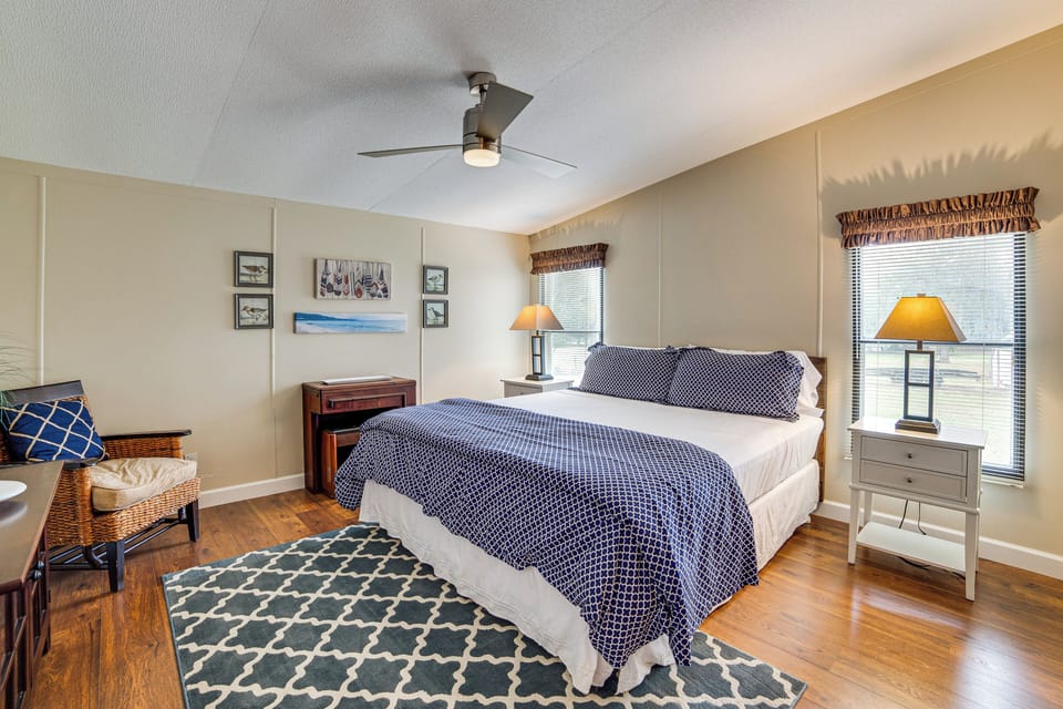 1 Mi to Lake Texoma! Family Home in Woodsy Setting Cottage in Lake Texoma
