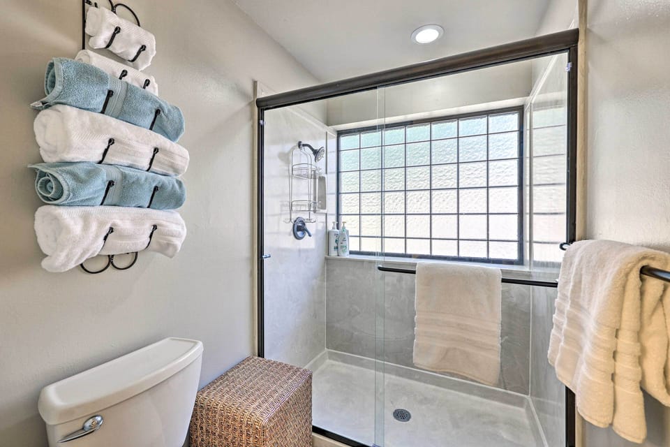 'lakeview Blue Oasis' in Hot Springs: Lake Access Apartment in Lake Hamilton