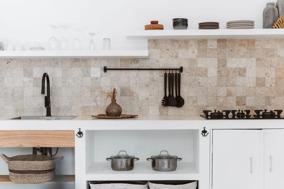Villa, 3 Bedrooms | Private kitchen | Fridge, microwave, stovetop, electric kettle