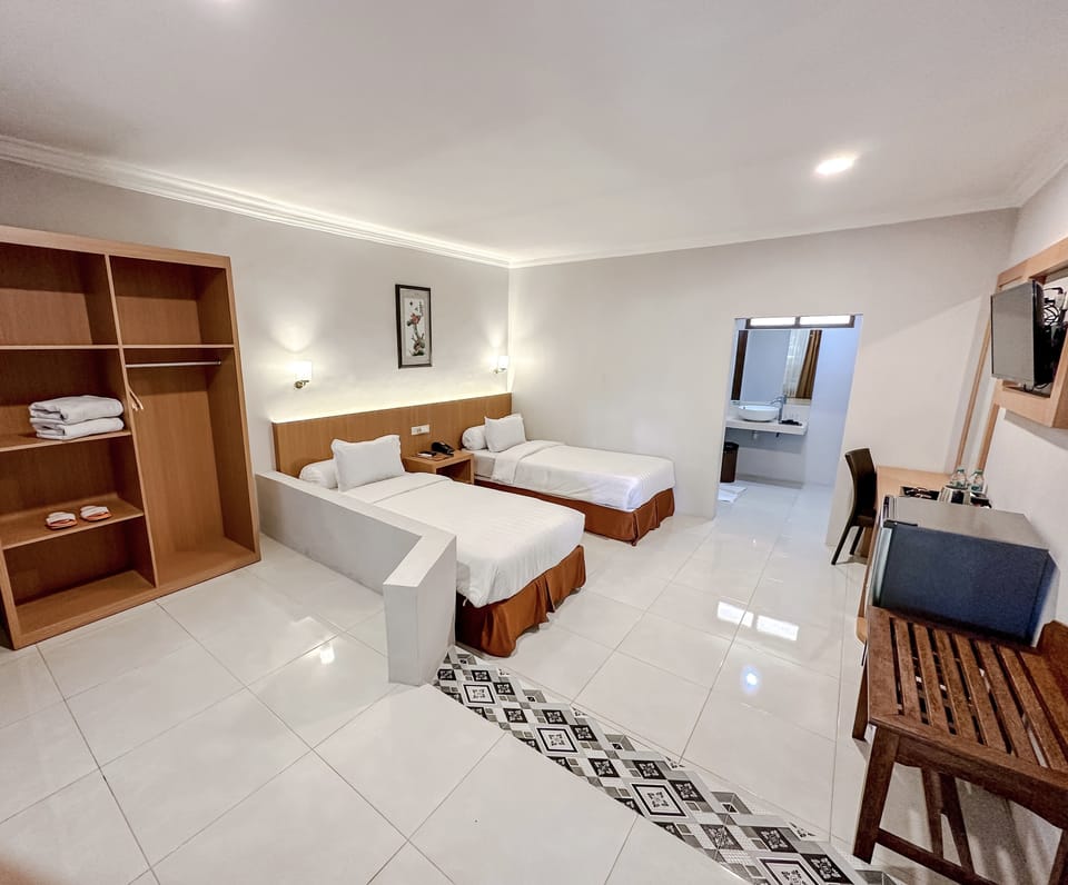 Deluxe Twin Room | Minibar, desk, laptop workspace, free WiFi