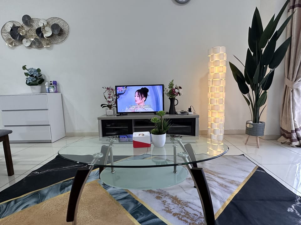 Family Apartment | Living area | 43-inch LED TV with digital channels, TV