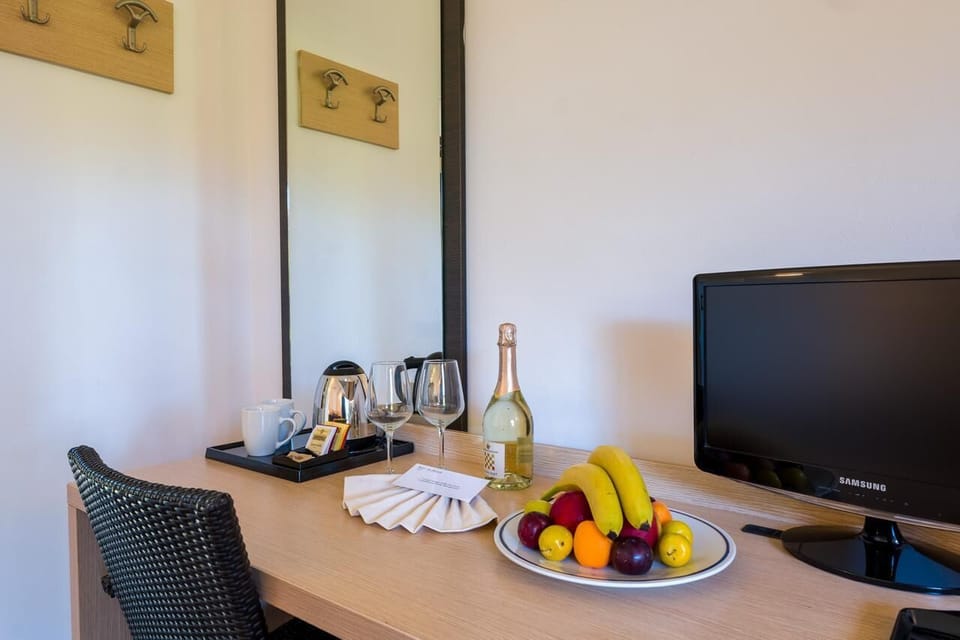 Minibar, in-room safe, desk, cribs (surcharge)