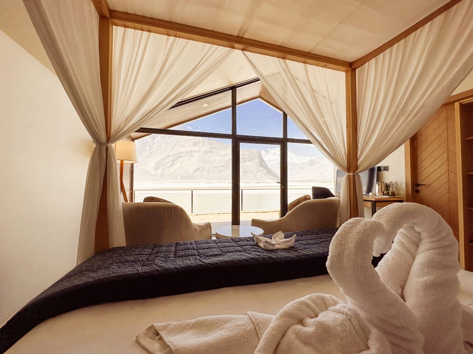 Honeymoon Villa | Premium bedding, in-room safe, desk, blackout drapes