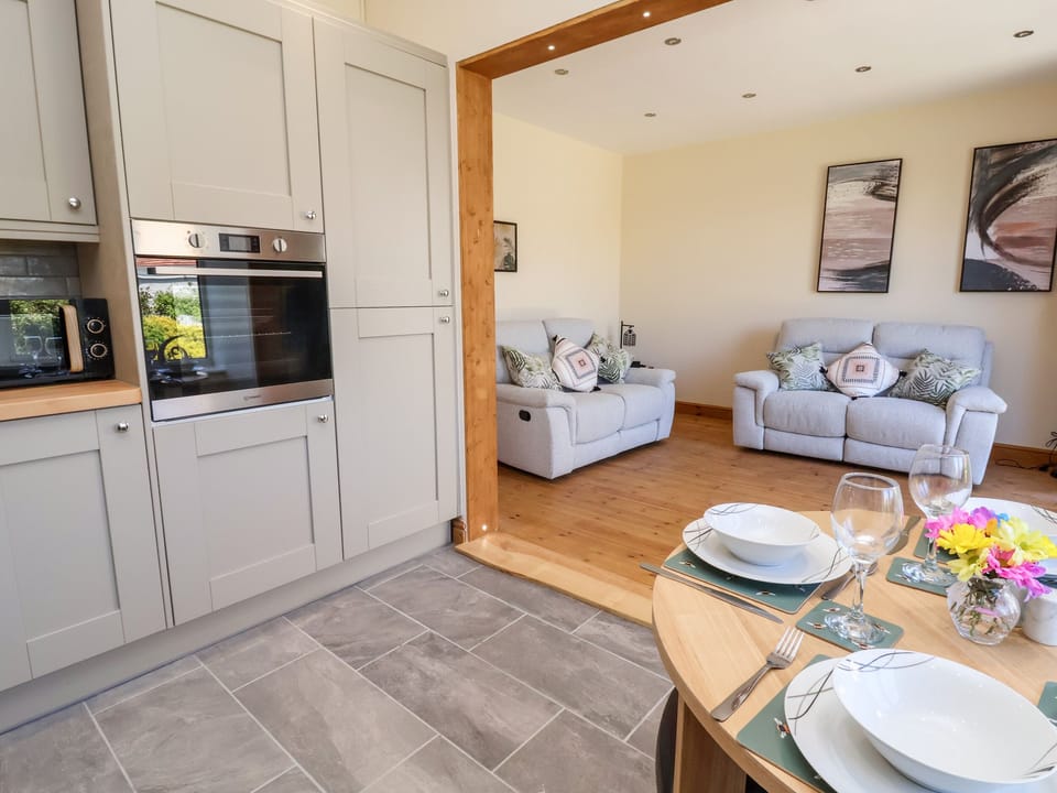 Fridge, dishwasher, electric kettle, toaster