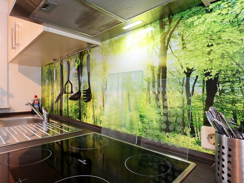Apartment | Private kitchen | Electric kettle, toaster, highchair
