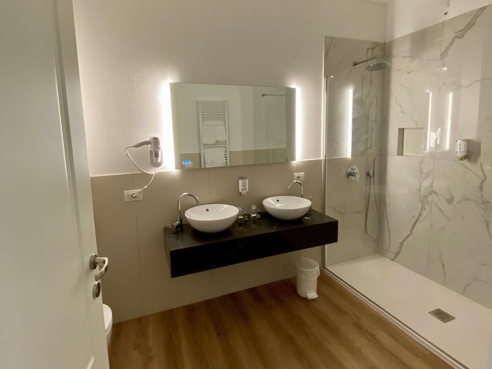 Deluxe Room | Bathroom | Free toiletries, hair dryer, bidet, towels