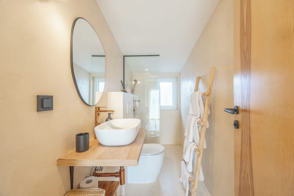 Deluxe Studio Suite | Bathroom | Shower, hair dryer, bathrobes, slippers