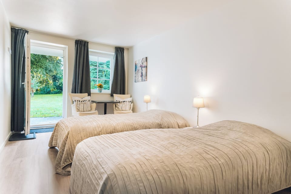 Comfort Double or Twin Room, Garden View | Laptop workspace, blackout drapes, rollaway beds, free WiFi