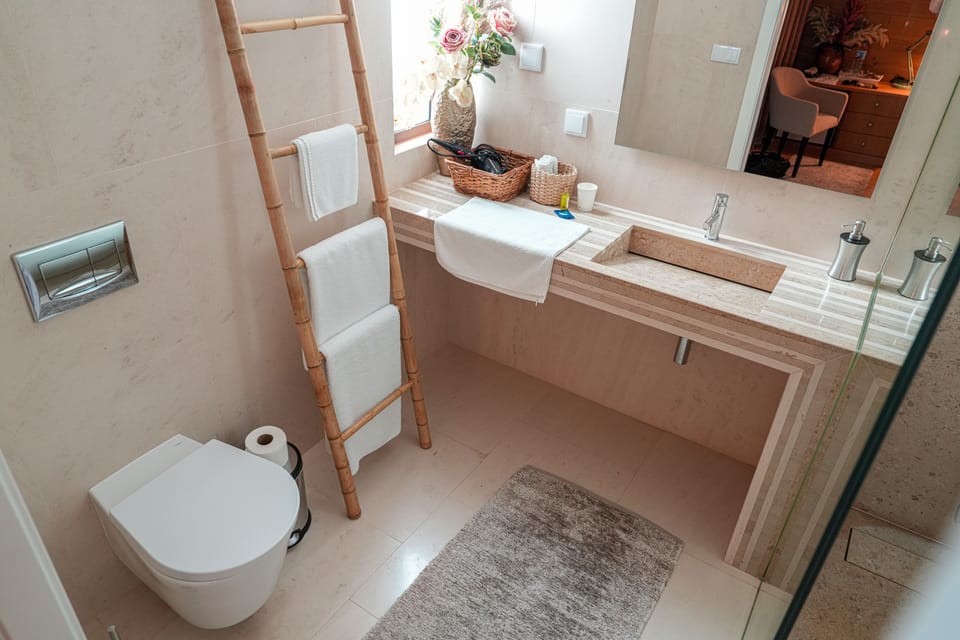 Deluxe Room | Bathroom | Shower, rainfall showerhead, free toiletries, hair dryer