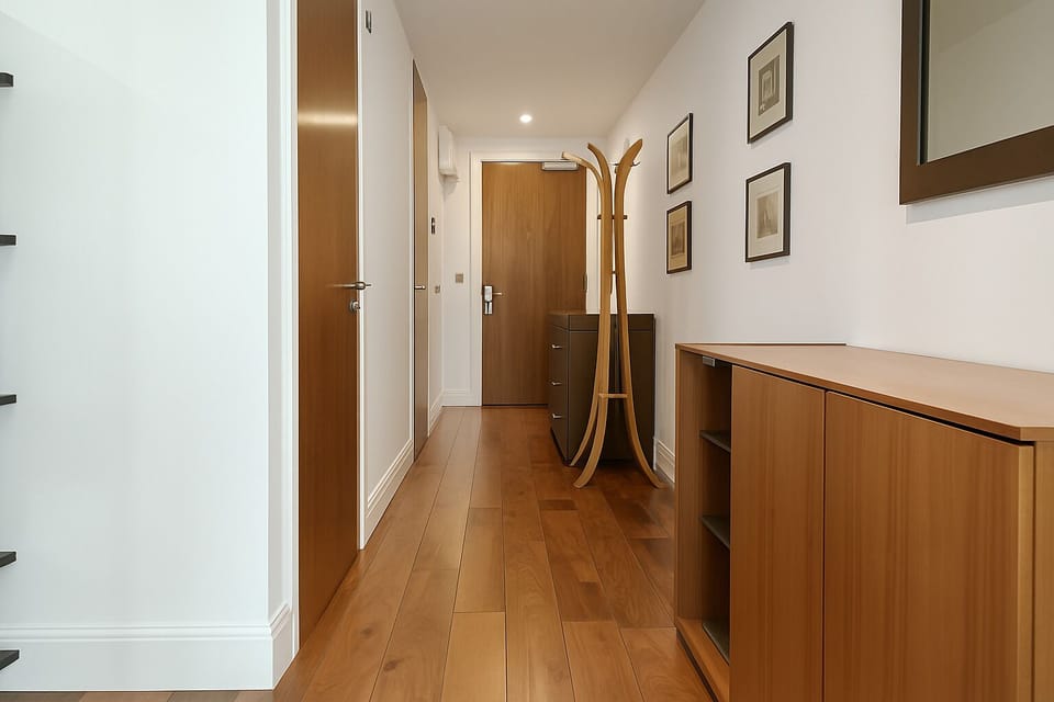 Deluxe Apartment | Living area | 38-inch flat-screen TV with satellite channels