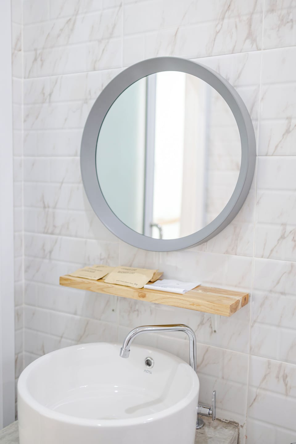 Shower, designer toiletries, hair dryer, bidet