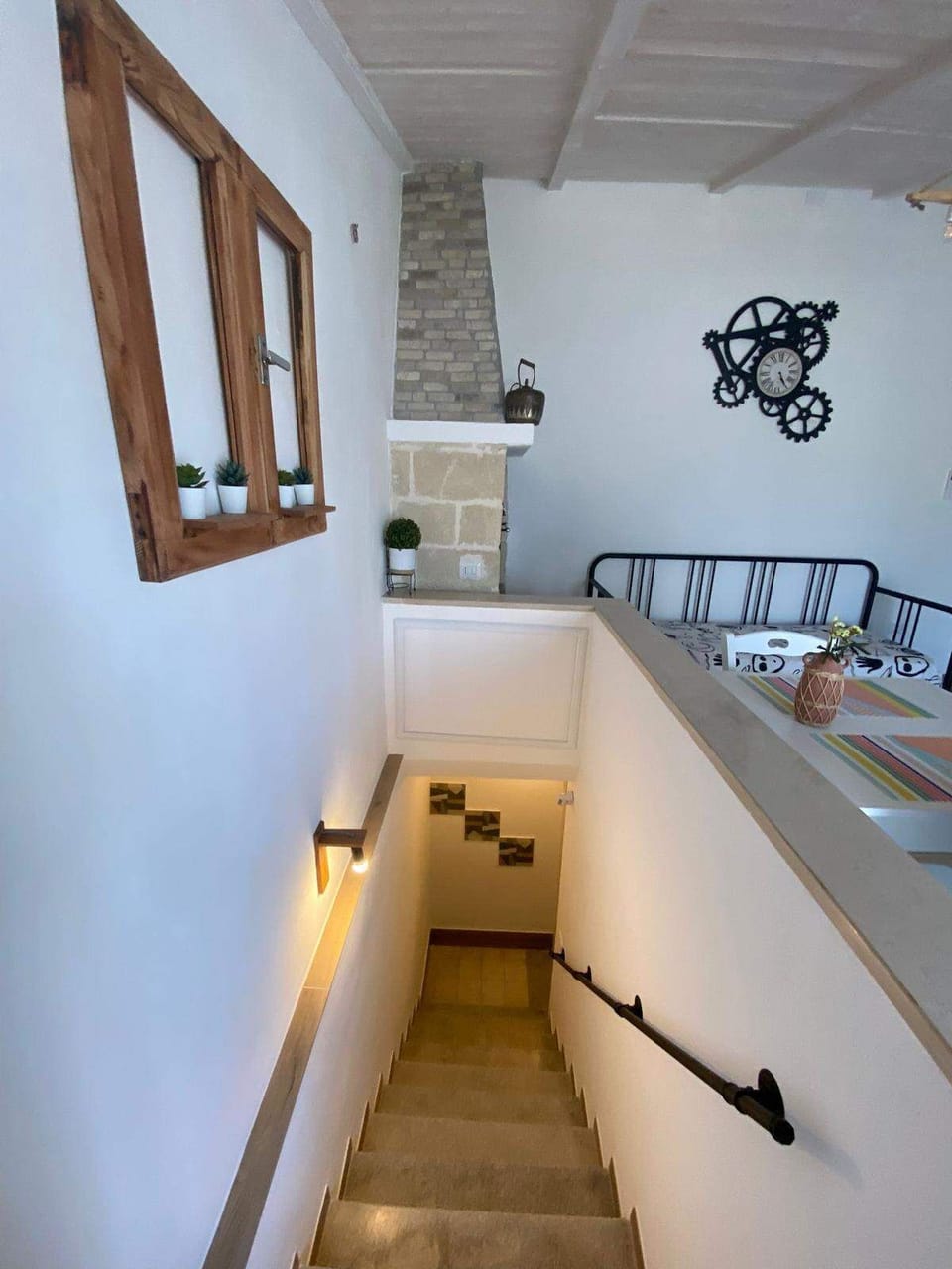 Handrails in stairways