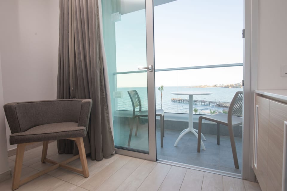 Double or Twin Room, Sea View | Beach/ocean view